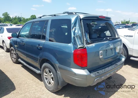 2005 Honda Pilot Ex-L from USA, damaged, VIN 2HKYF18605H514327